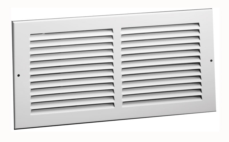 TRUE AIRE - Tru Aire 8 in. H X 10 in. W 1-Way Powder Coat White Steel Return Air Grille