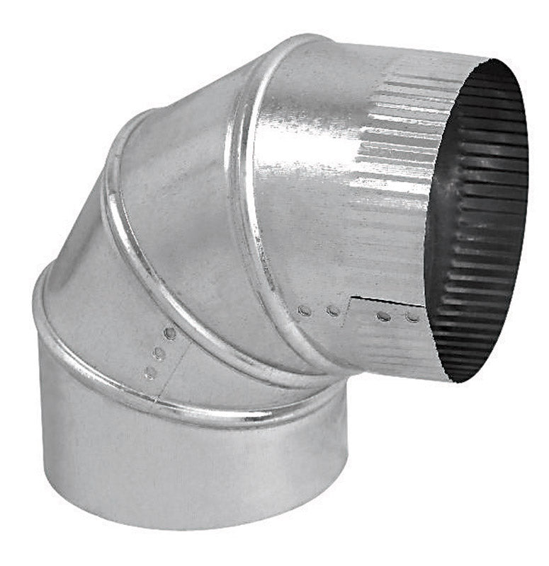 IMPERIAL - Imperial 5 in. D X 5 in. D Adjustable 90 deg Galvanized Steel Furnace Pipe Elbow - Case of 8 [GV0288-C]