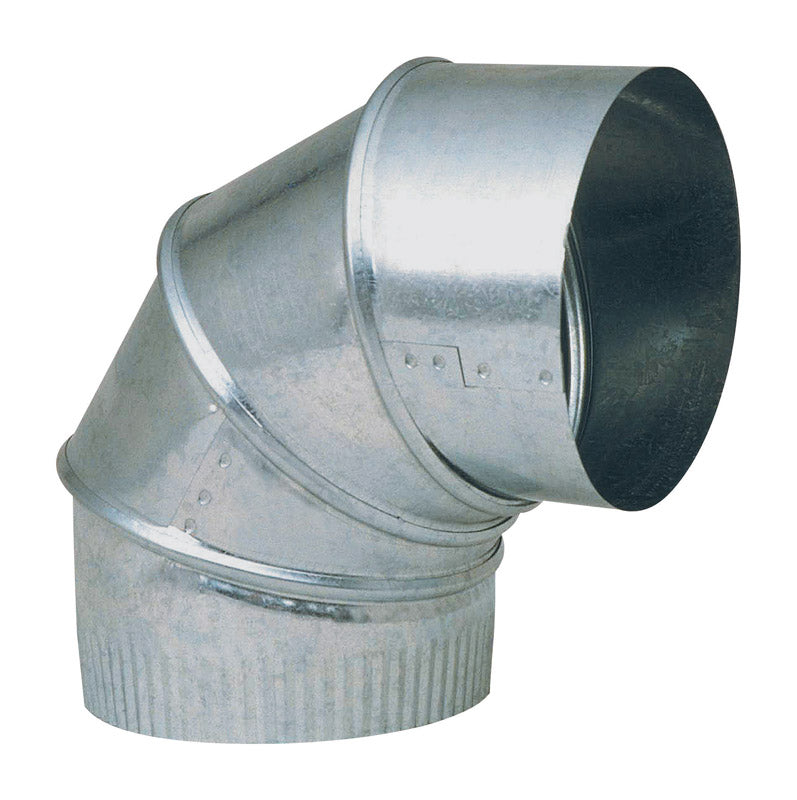 IMPERIAL - Imperial 3 in. D X 3 in. D Adjustable 90 deg Galvanized Steel Elbow Exhaust - Case of 8