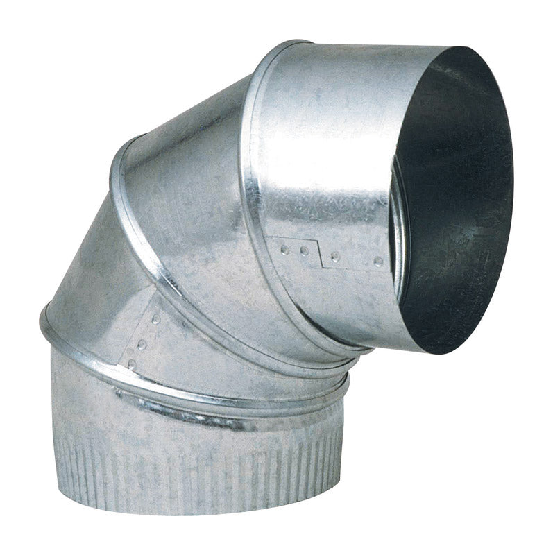 IMPERIAL - Imperial 10 in. D X 10 in. D Adjustable 90 deg Galvanized Steel Stove Pipe Elbow