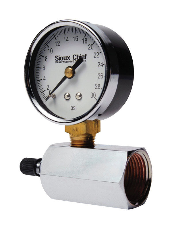 SIOUX CHIEF - Sioux Chief 2 Inches in. Polycarbonate Pressure Gauge 30 psi