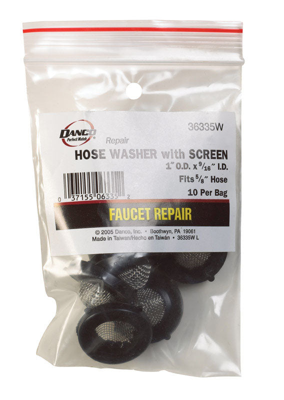 DANCO - Danco 5/8 in. D Rubber Washer 10 pk