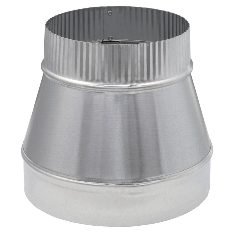 IMPERIAL - Imperial 8 in. D X 6 in. D Galvanized Steel Furnace Pipe Reducer [GV0821]