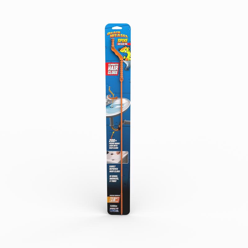 DRAIN WEASEL - Drain Weasel 1.5 ft. L Hair Clog Tool
