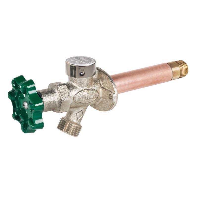PRIER - Prier 1/2 in. MPT X 1/2 in. Sweat Anti-Siphon Brass Freezeless Wall Hydrant [C-144D08]