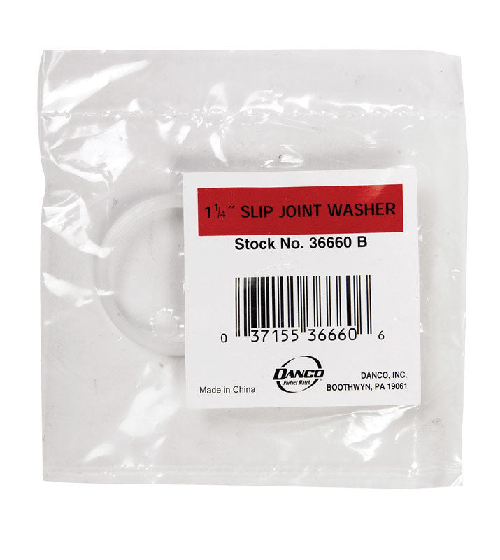 DANCO - Danco 1-1/4 in. D Polyethylene Washer 1 pk - Case of 5 [36660B]