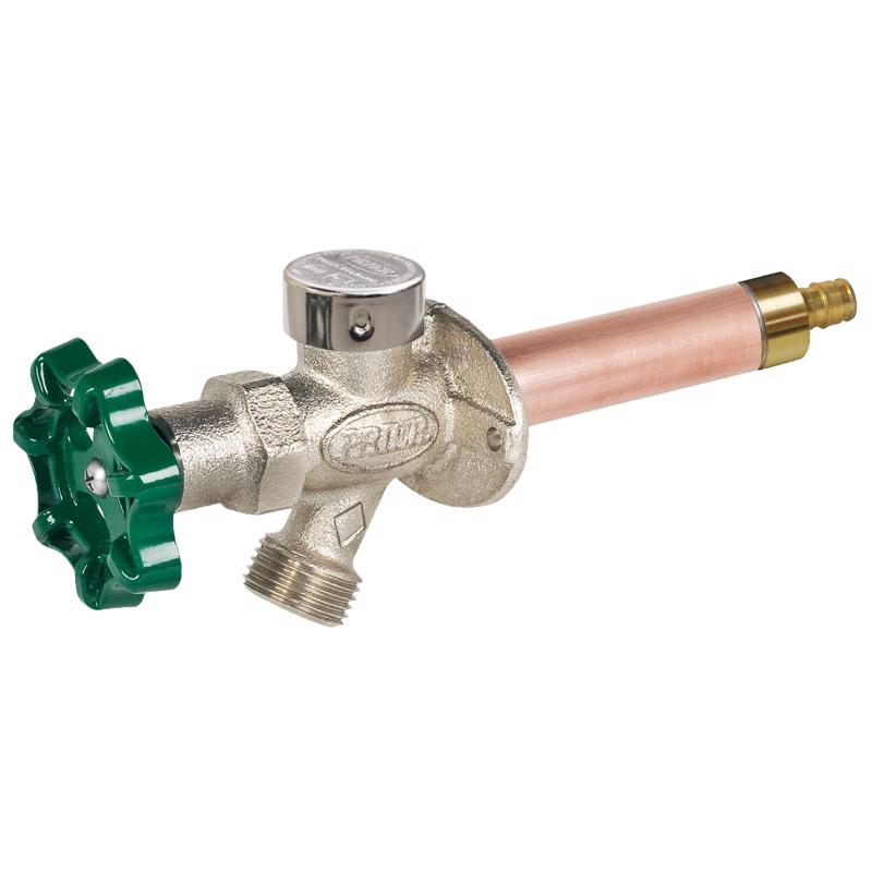 PRIER - Prier 1/2 in. PEX in. Anti-Siphon Brass Freezeless Wall Hydrant [C-144W12]