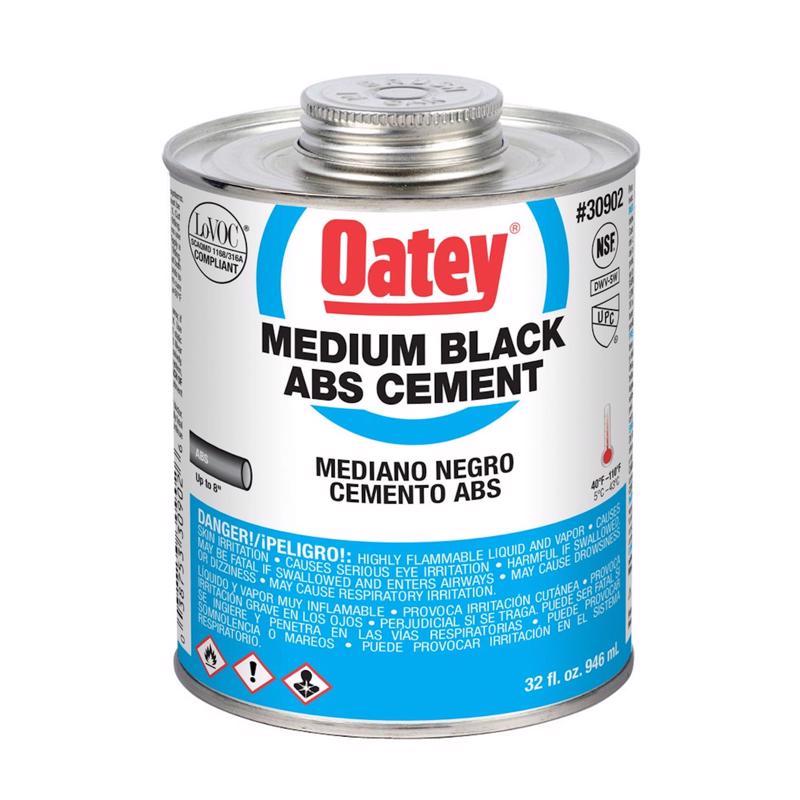 OATEY - Oatey Black Cement For ABS 32 oz