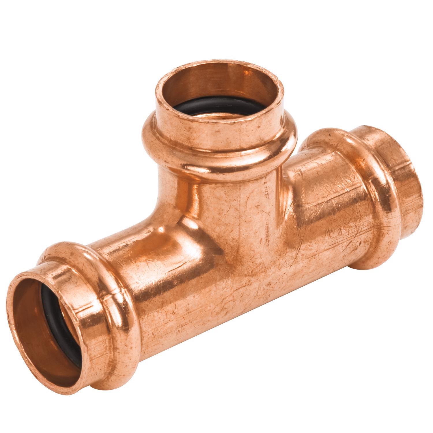 NIBCO 1 in. Press X 3/4 in. D Press Wrought Copper Reducing Tee 1 pk