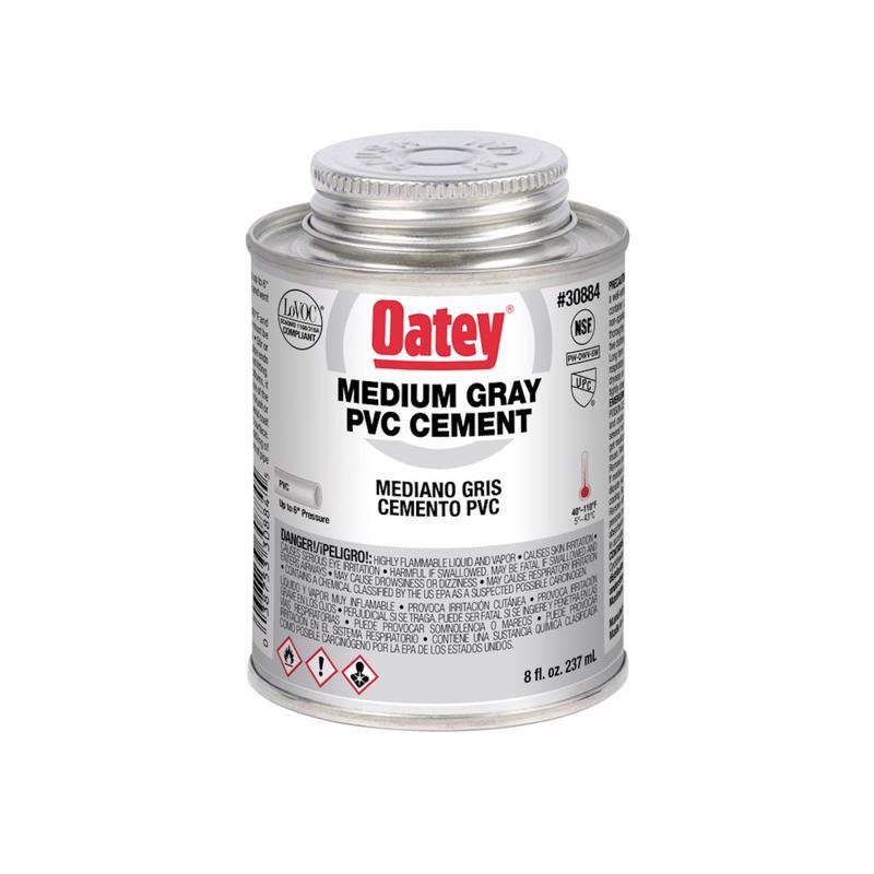 OATEY SCS - Oatey Gray Cement For PVC 8 oz [30884]