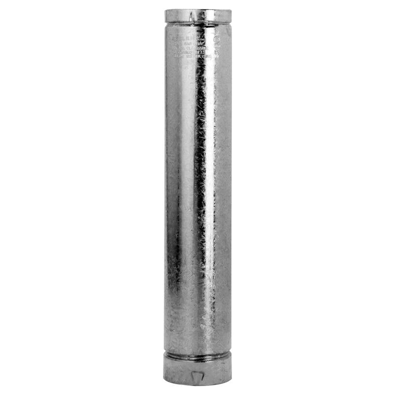 SELKIRK - Selkirk 6 in. D X 36 in. L Aluminum/Galvanized Steel Round Gas Vent Pipe - Case of 6