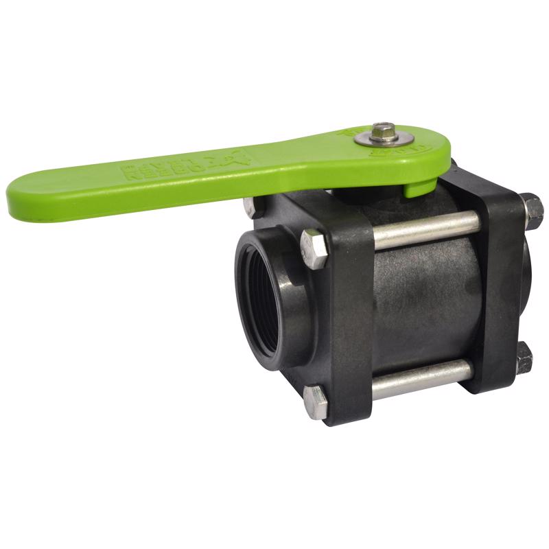 GREEN LEAF - Green Leaf 1 in. Polypropylene FNPT Ball Valve Full Port