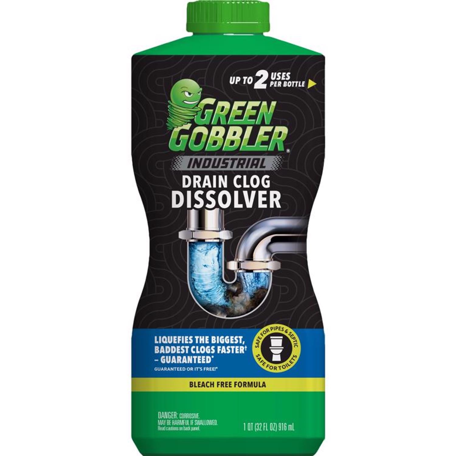 Green Gobbler Liquid Drain Clog Remover 32 fl. oz. - Case of 6