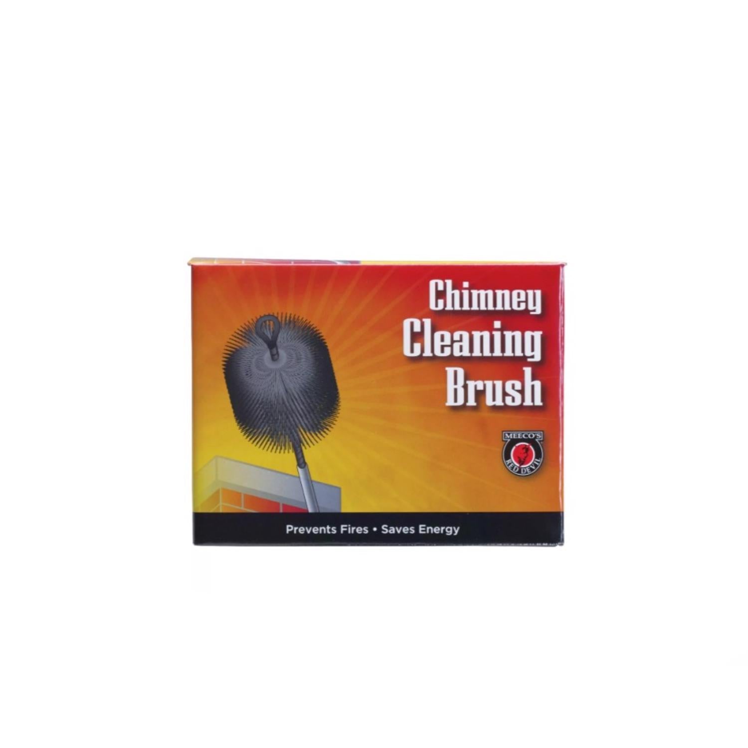 Meeco's Red Devil 7 in. Round Steel Chimney Brush