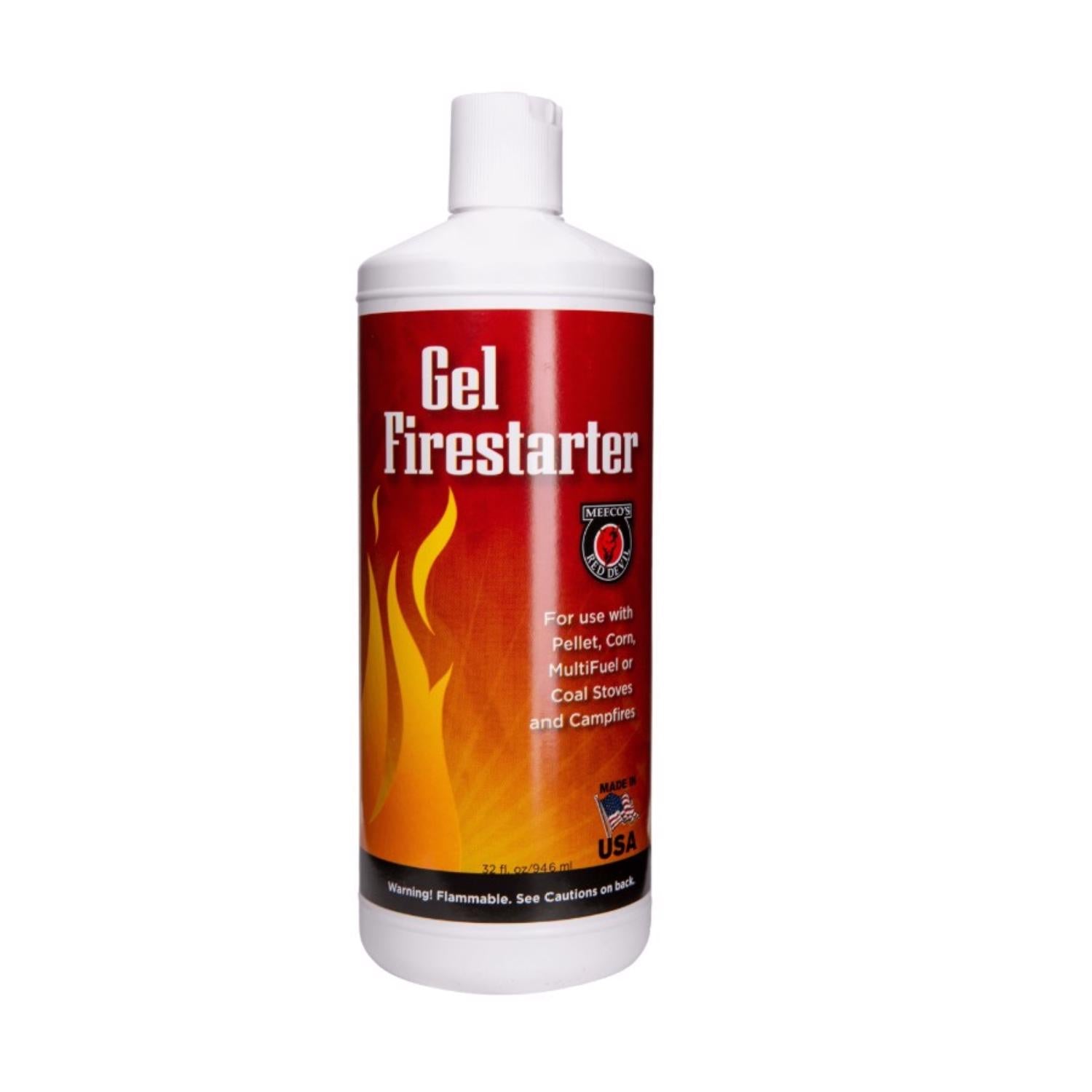 Meeco  Red Devil Gelled Alcohol Fire Starter 10 min 32 fl. oz. - Case of 12