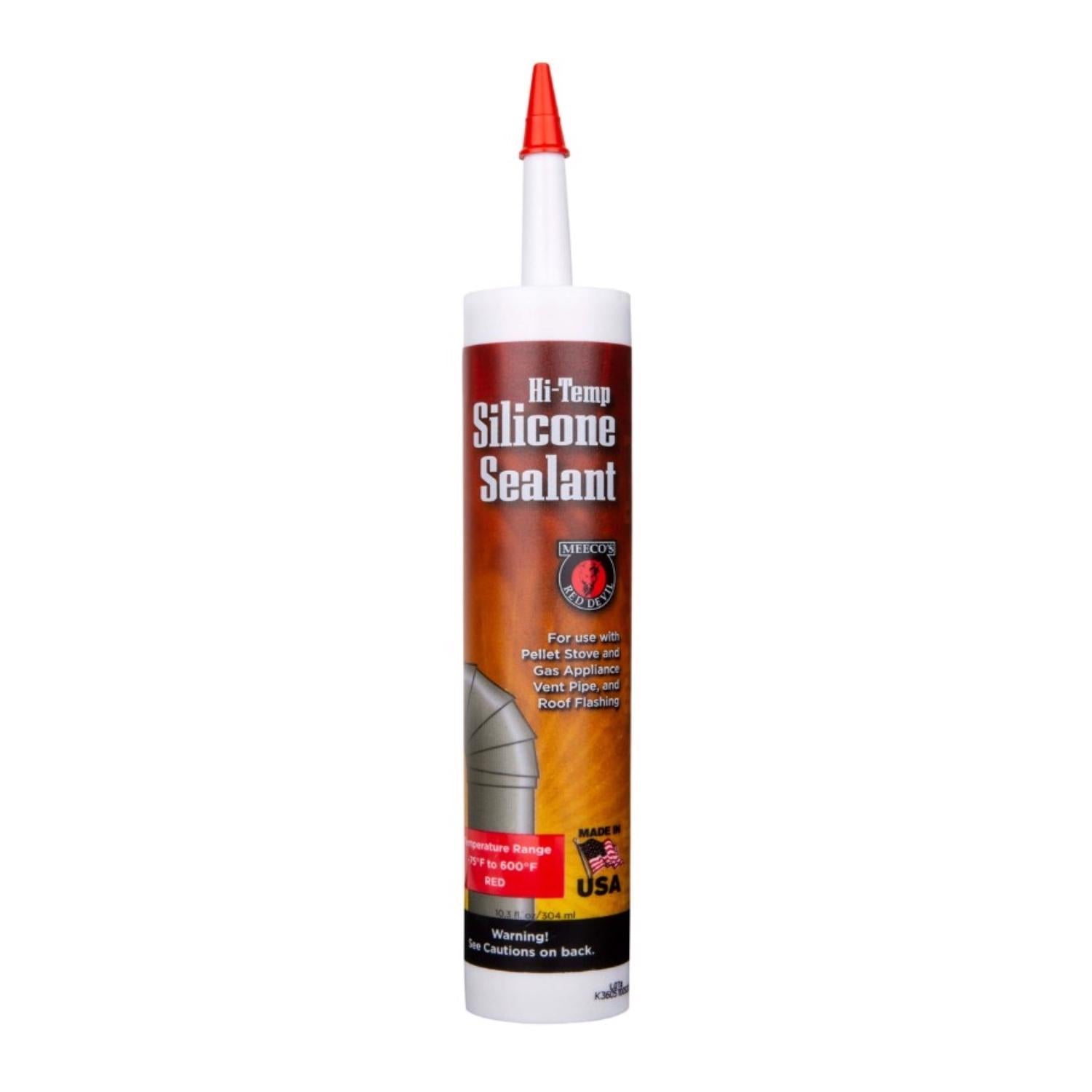 Meeco Red Devil High Heat Silicone Sealant