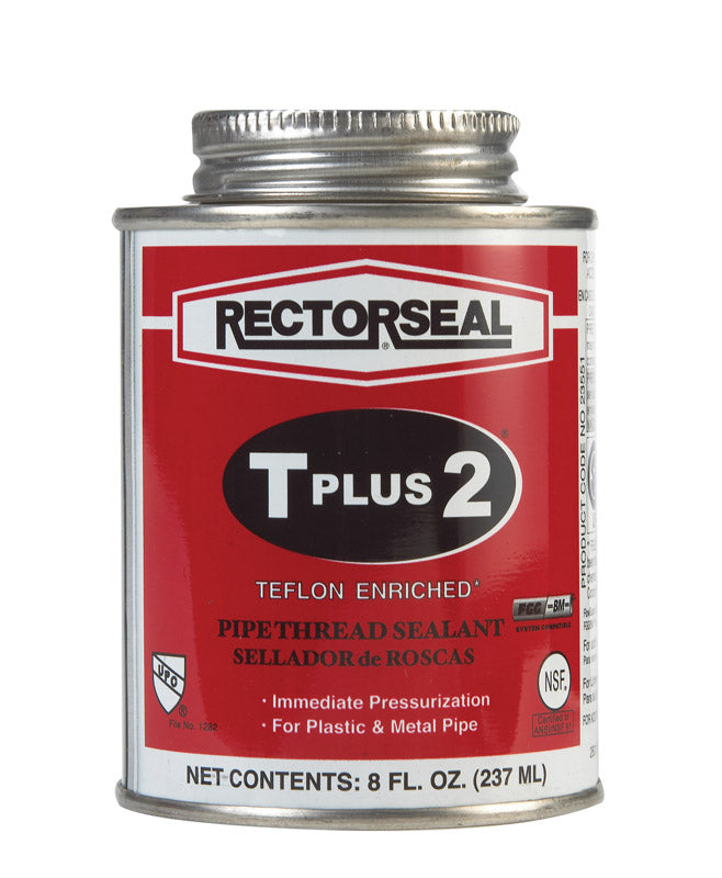 RECTORSEAL - Rectorseal T Plus 2 White Pipe Thread Sealant 8 oz