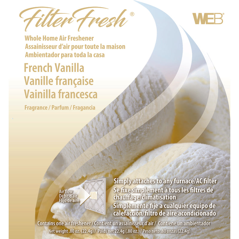 WEB - Web FilterFresh French Vanilla Scent Air Freshener 0.8 oz Gel