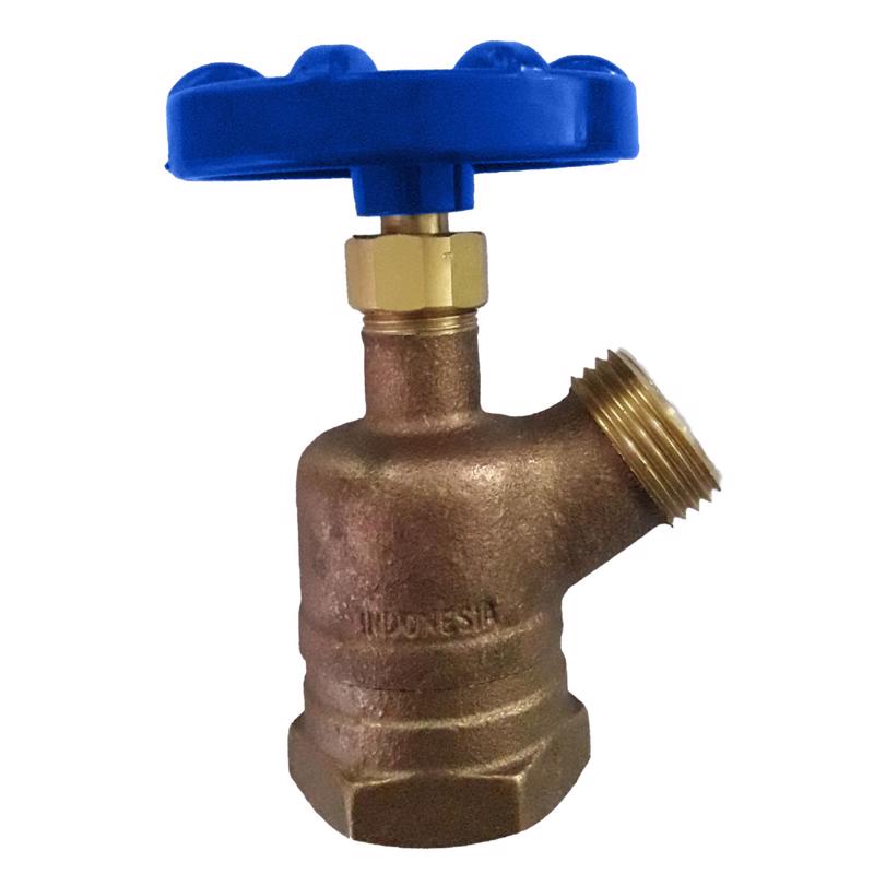 HOMEWERKS - Homewerks 3/4 in. FIP X 3/4 in. MHT Brass Garden Valve Inverted Nose