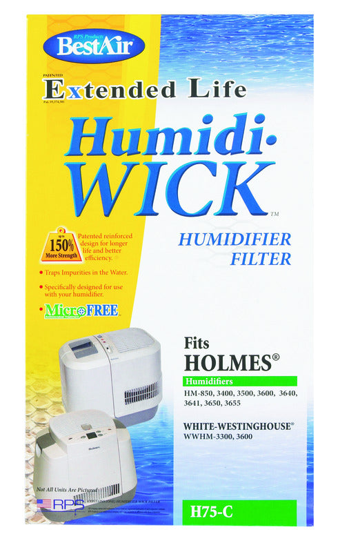 BESTAIR - BestAir Humidifier Wick 1 pk For Holmes HM850, 3400, 3500, 3501, 3600, 3607, 3608, 3640, 3641, 3650,