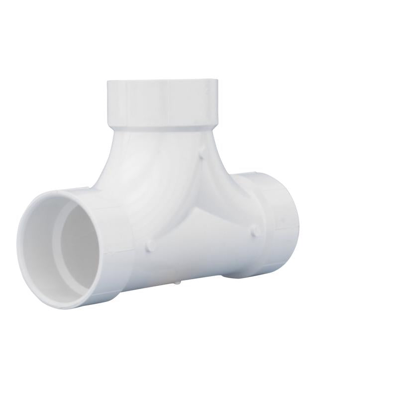 CHARLOTTE PIPE - Charlotte Pipe 3 in. Hub X 3 in. D Hub PVC Cleanout Tee 1 pk [PVC004480600HA]