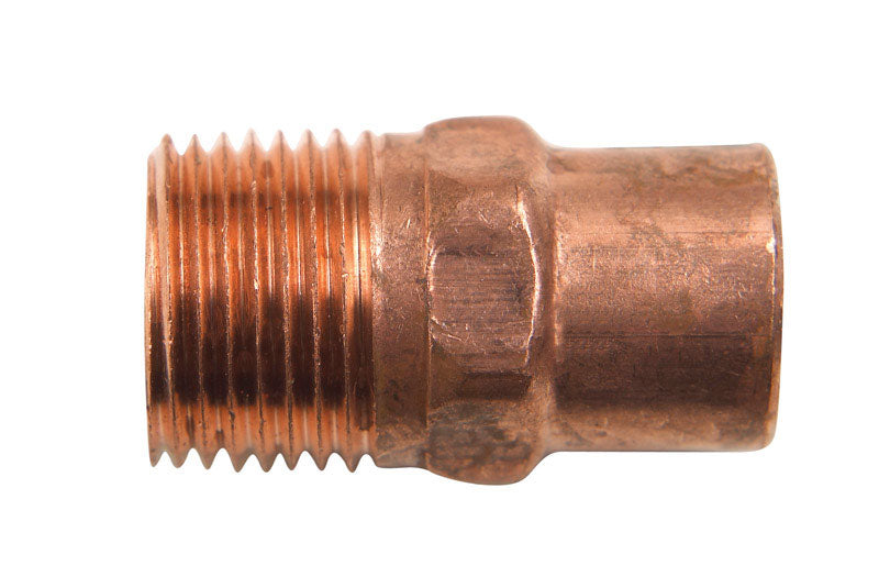 NIBCO - Nibco 3/4 in. Copper X 3/4 in. D MPT Copper Street Adapter 1 pk