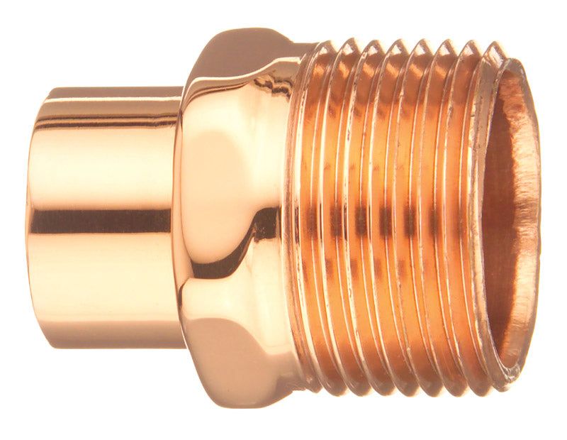 NIBCO - NIBCO 1/2 in. Copper X 1/2 in. D MPT Copper Street Adapter 1 pk