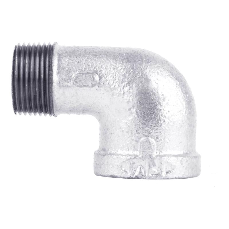 B & K - STZ Industries 2 in. FIP each X 2 in. D MIP Galvanized Malleable Iron 90 Degree Street Elbow