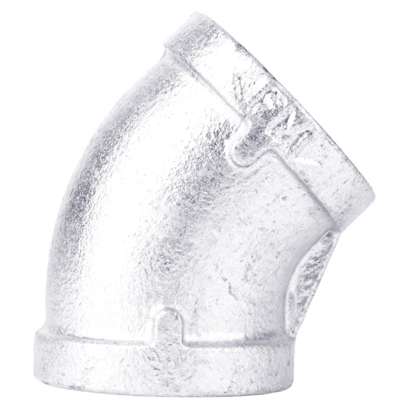 B & K - STZ Industries 1-1/4 in. FIP each X 1-1/4 in. D FIP Galvanized Malleable Iron 45 Degree Elbow