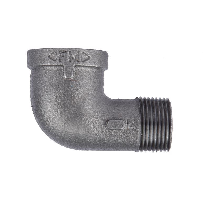 B & K - STZ Industries 1/4 in. MIP each X 1/4 in. D FIP Black Malleable Iron 90 Degree Street Elbow
