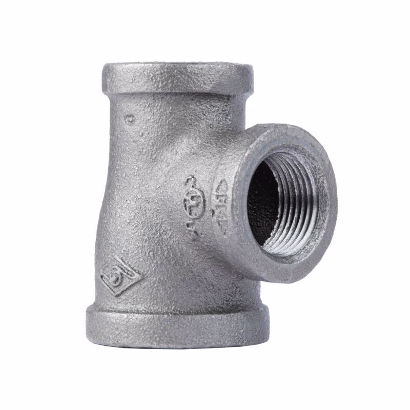 B & K - STZ Industries 1 in. FIP each X 3/4 in. D FIP 3/4 in. D FIP Black Malleable Iron Reducing Tee