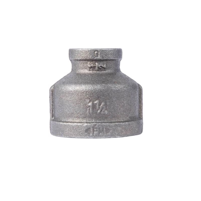 B & K - STZ Industries 1-1/4 in. FIP each X 1 in. D FIP Black Malleable Iron Reducing Coupling
