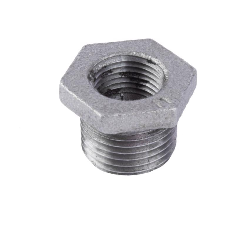 B & K - STZ Industries 1/2 in. MIP each X 3/8 in. D FIP Black Malleable Iron Hex Bushing - Case of 5