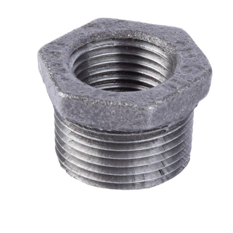 B & K - STZ Industries 2 in. MIP X 1/2 in. D FIP Black Malleable Iron Hex Bushing