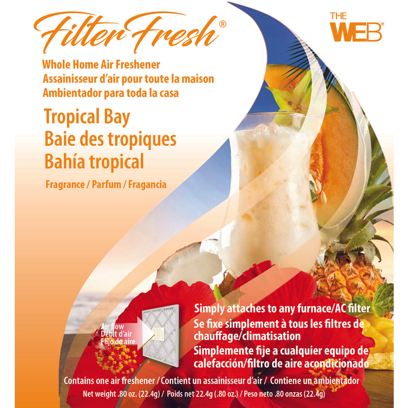 WEB - Web FilterFresh Tropical Bay Scent Air Freshener 0.8 oz Gel