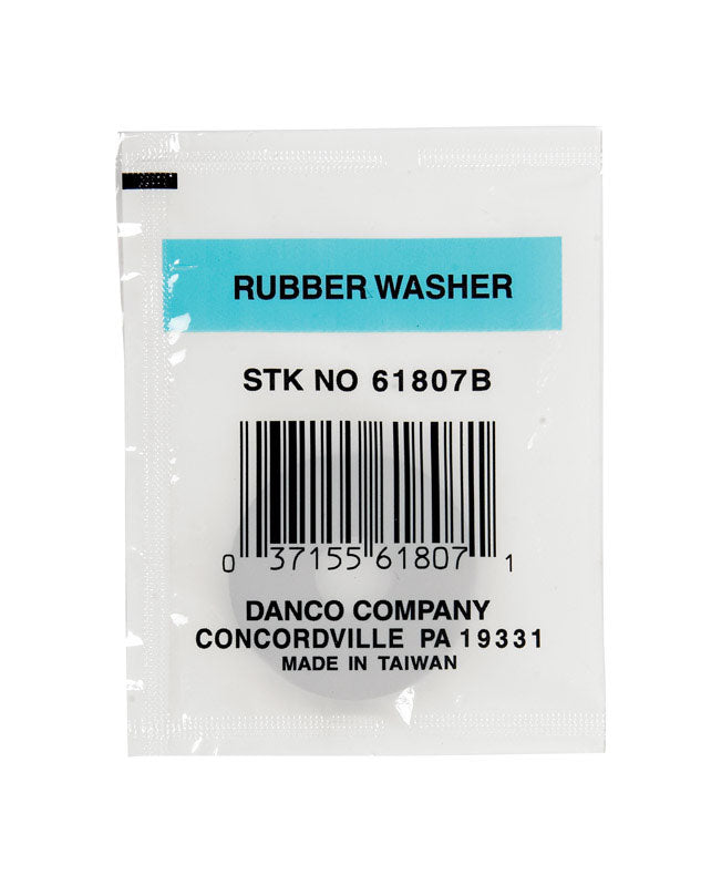 DANCO - Danco 3/8 in. D Rubber Washer 1 pk - Case of 5 [61807B]