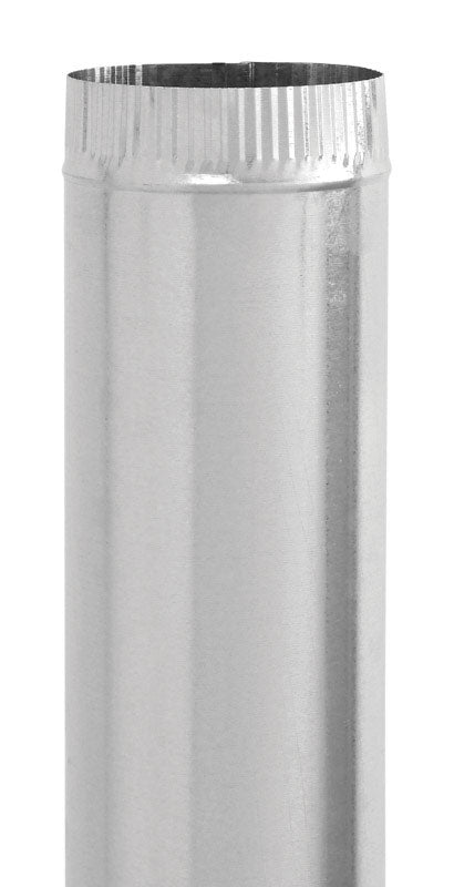 IMPERIAL - Imperial 6 in. D X 24 in. L Galvanized Steel Furnace Pipe - Case of 10 [GV0380]