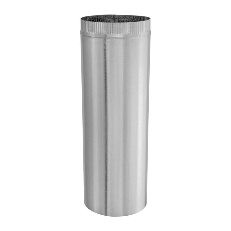 IMPERIAL - Imperial 8 in. D X 24 in. L Galvanized Steel Furnace Pipe - Case of 10 [GV0406]