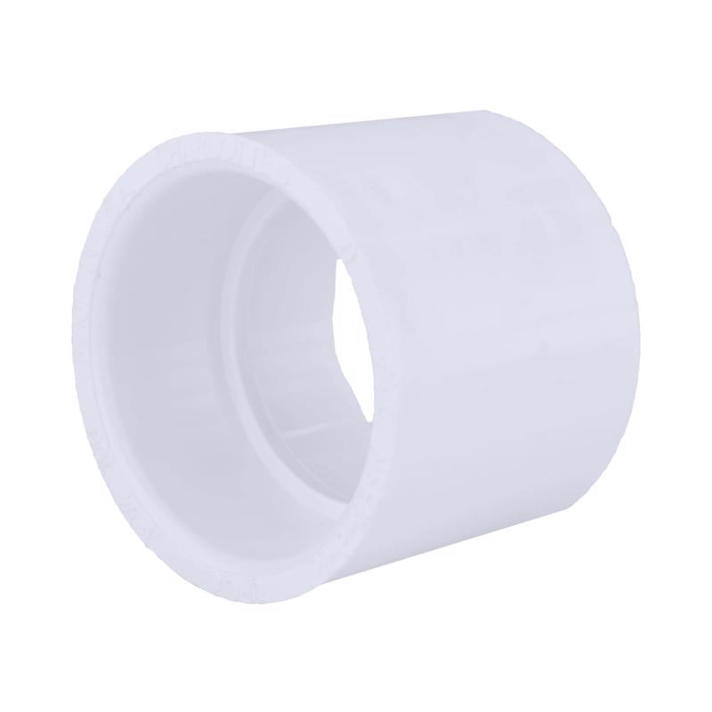 CHARLOTTE PIPE - Charlotte Pipe Schedule 40 6 in. Hub X 6 in. D Hub PVC Coupling 1 pk