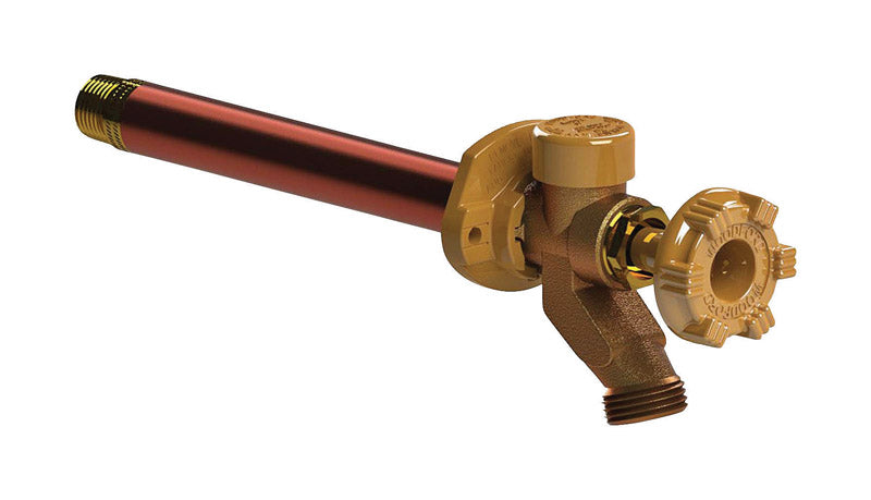 WOODFORD - Woodford 1/2 in. MIP Sweat Anti-Siphon Brass Freezeless Wall Faucet [17CP-10-MH]