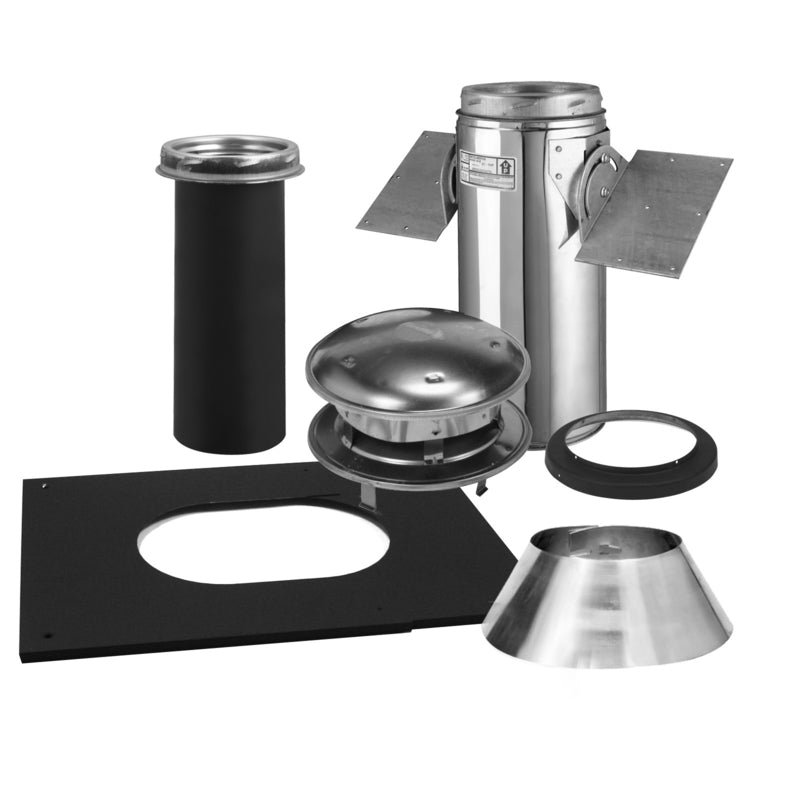 SELKIRK - Selkirk 8 in. Stainless Steel Stove Pipe Ceiling Support Kit [208621]