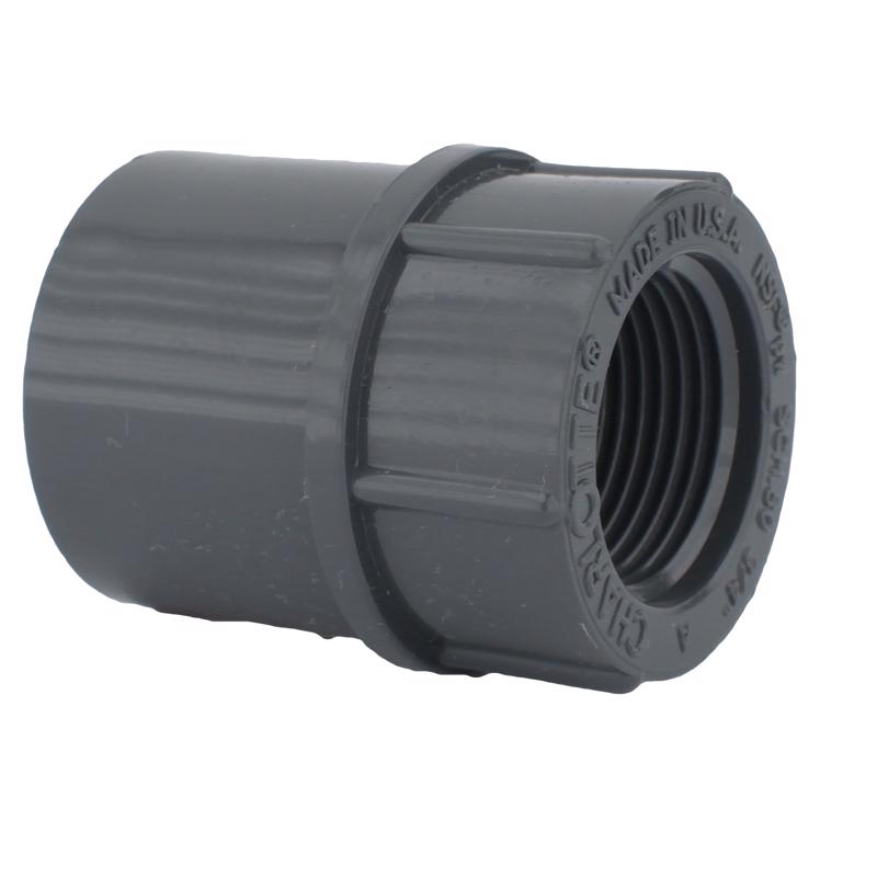 CHARLOTTE PIPE - Charlotte Pipe Schedule 80 1 in. Slip X 1 in. D FPT PVC Pipe Adapter 1 pk