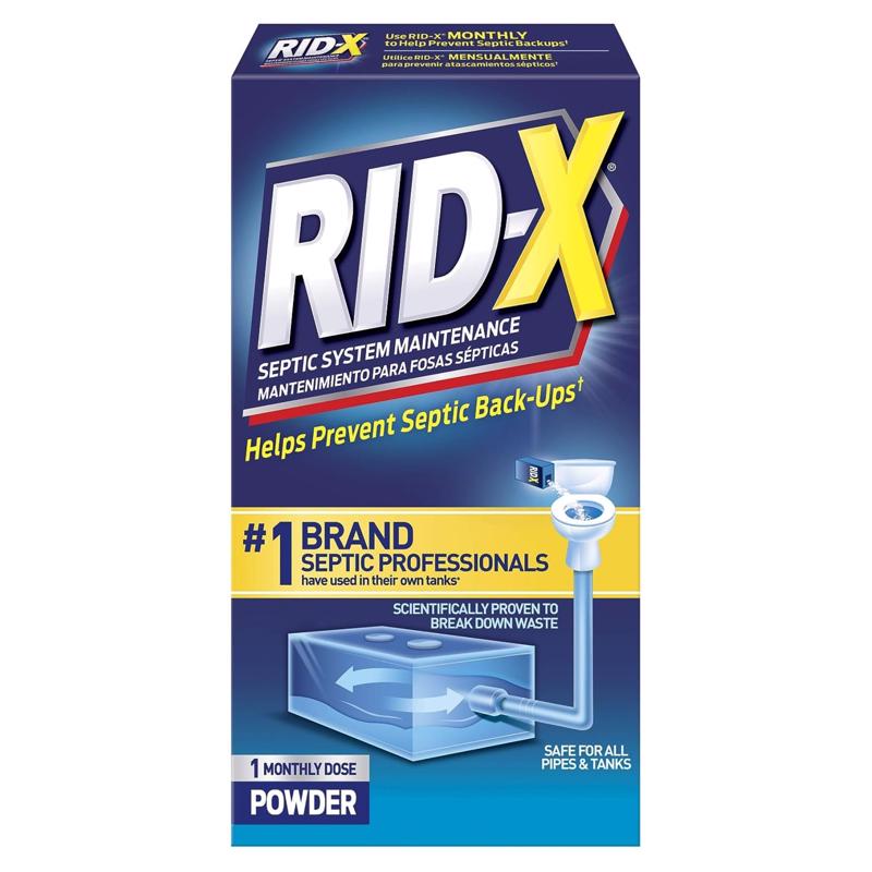 RID-X - RID-X Powder Septic System Treatment 9.8 oz - Case of 12