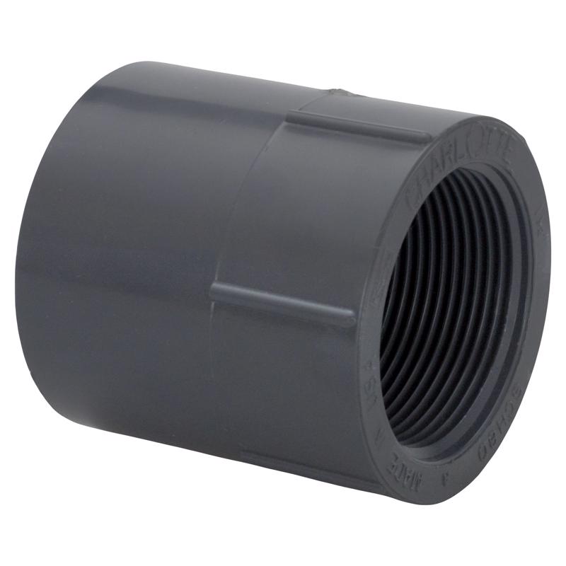 CHARLOTTE PIPE - Charlotte Pipe Schedule 80 2 in. Slip X 2 in. D FPT PVC Pipe Adapter 1 pk