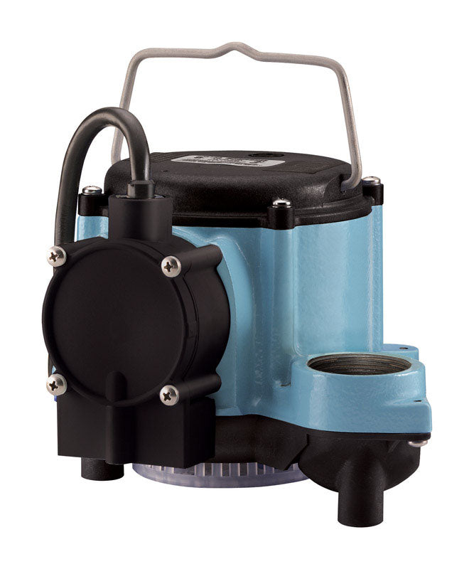 LITTLE GIANT - Little Giant 1/3 HP 2,760 gph Cast Iron Diaphragm AC Submersible Sump Pump