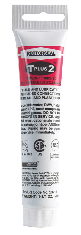 RECTORSEAL - Rectorseal White Pipe Thread Sealant 1.75 oz