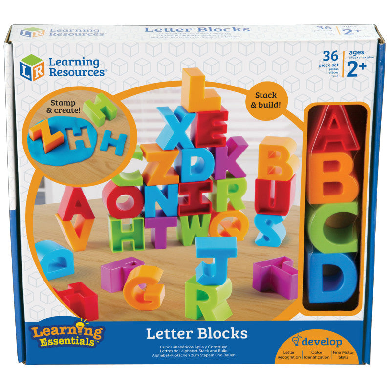 LEARNING RESOURCES - Letter Blocks, Set of 36