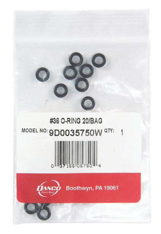 DANCO - Danco 5/16 in. D X 3/16 in. D #36 Rubber O-Ring 20 pk