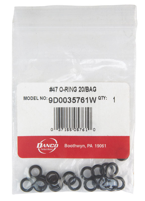 DANCO - Danco 11/32 in. D X 7/32 in. D #47 Rubber O-Ring 20 pk