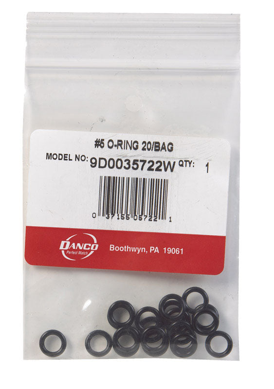 DANCO - Danco 3/8 in. D X 1/4 in. D Rubber O-Ring 20 pk